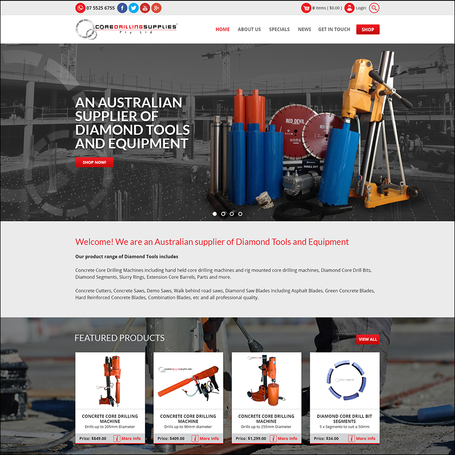 Core Drilling Supplies